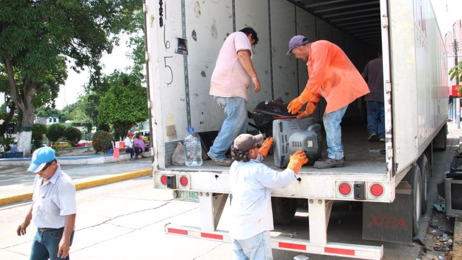 Envió Madero 2 toneladas de basura electrónica 