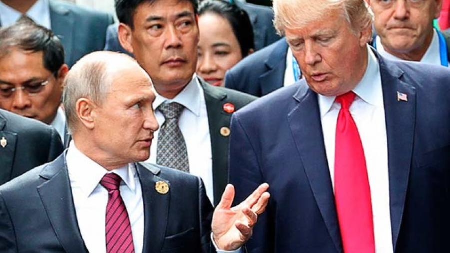﻿Putin pide a Trump mejorar relación bilateral