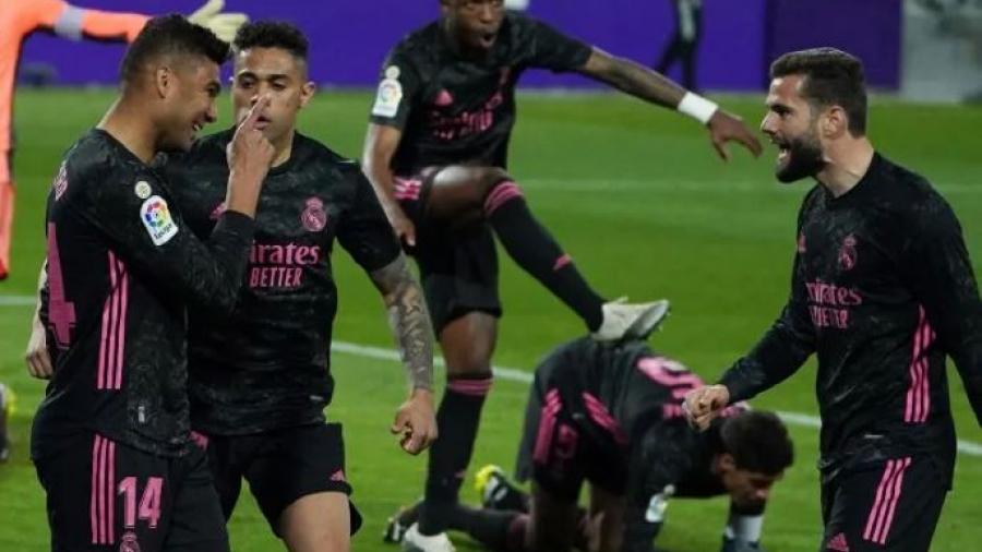 Real Madrid vence al Valladolid y se acerca al Atlético de Madrid que se mantiene como líder 
