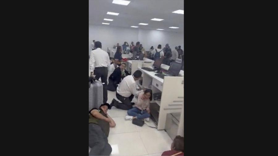 Se registra enfrentamiento en inmediaciones de T1 del AICM