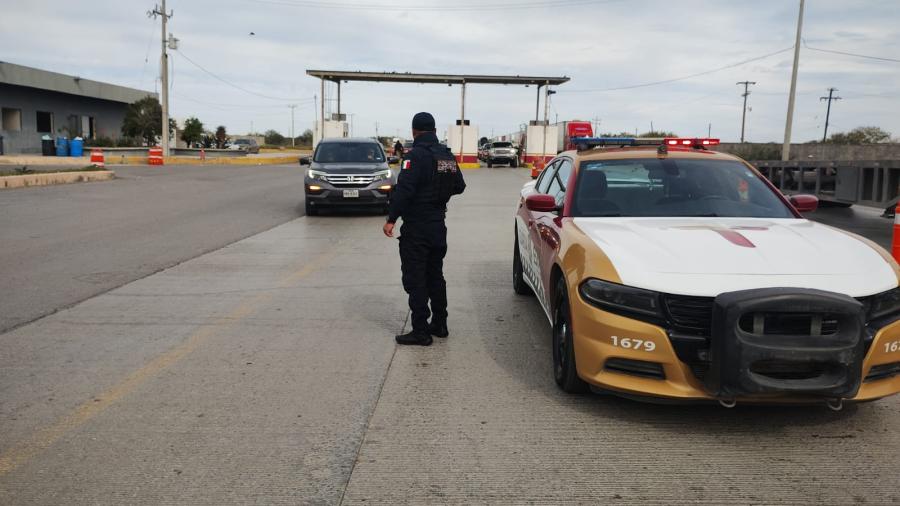 Guardia Estatal aplica operativo Héroes Paisanos en frontera de Nuevo Laredo 