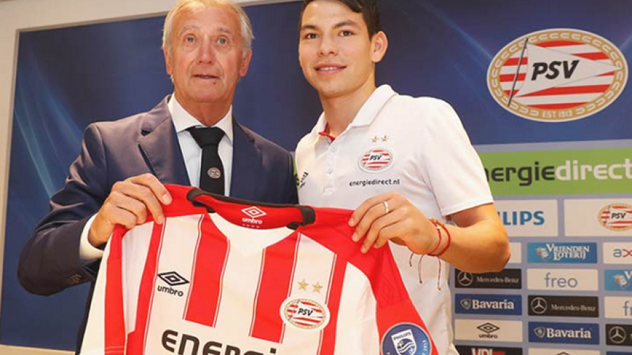 Presenta el PSV a ‘Chucky’ Lozano