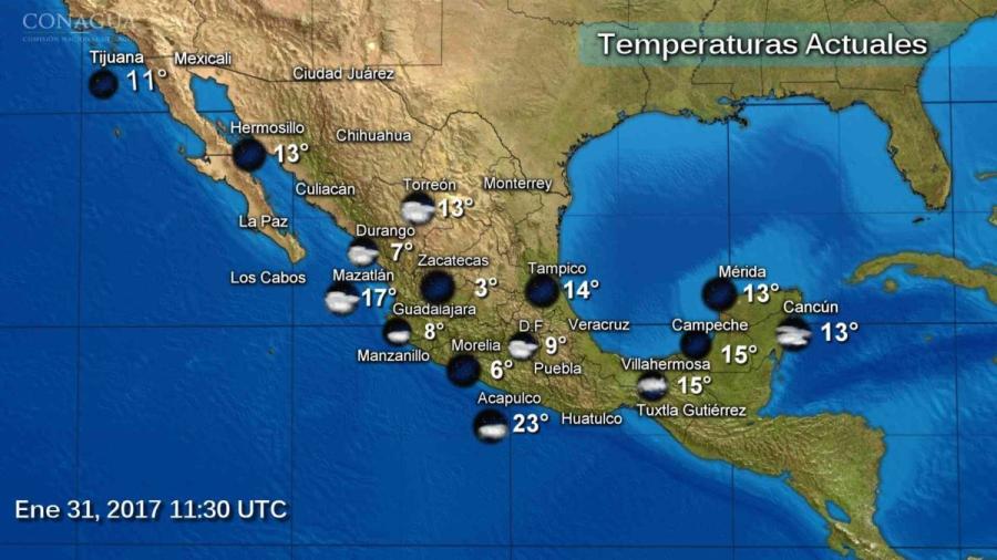 Continuará ambiente frío en gran parte de México