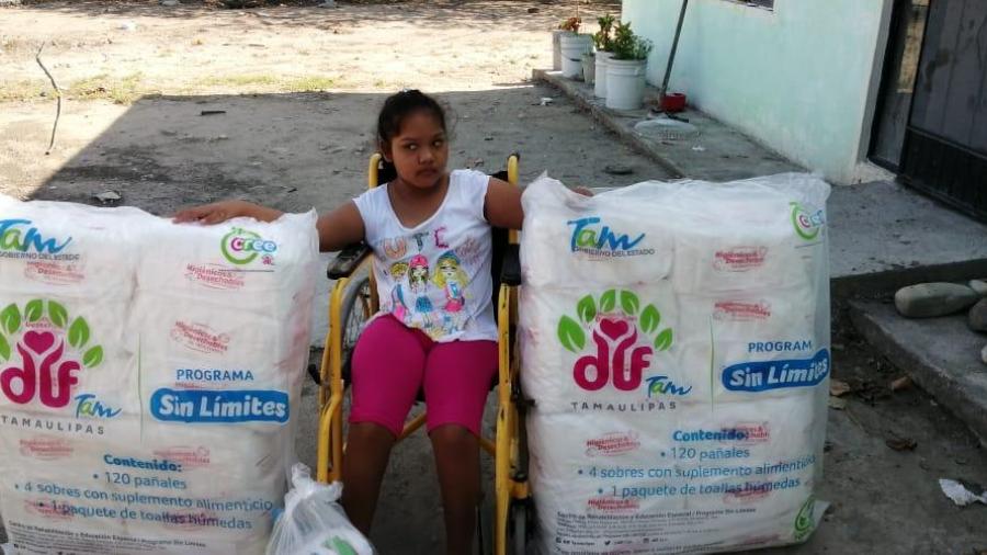 Entrega DIF Tamaulipas dotaciones &ldquo;Sin L&iacute;mites&rdquo; a personas con discapacidad
