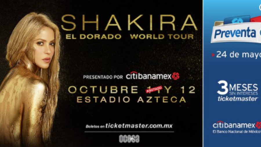 Shakira abre una segunda fecha en México