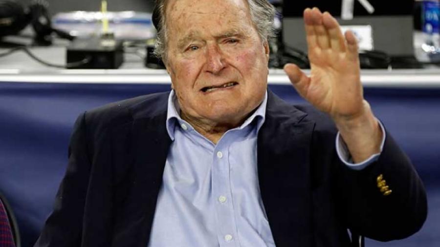 Hospitalizan en EU al expresidente George H.W. Bush