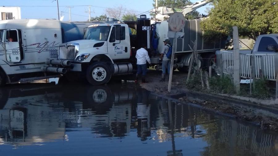 COMAPA dio mantenimiento correctivo en drenaje de Balcones de Alcalá