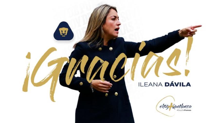 Ileana Dávila deja de ser entrenadora de Pumas Femenil
