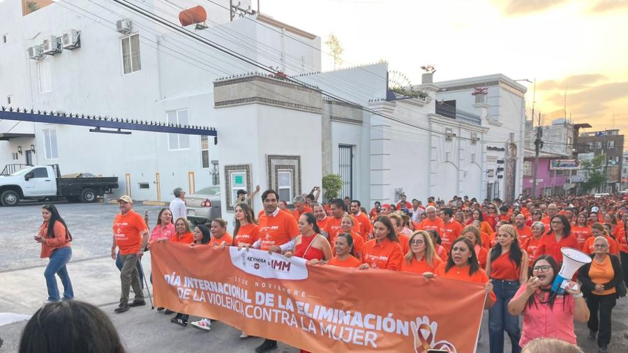 ‘No se puede normalizar la violencia’, afirma alcalde en caminata 25N