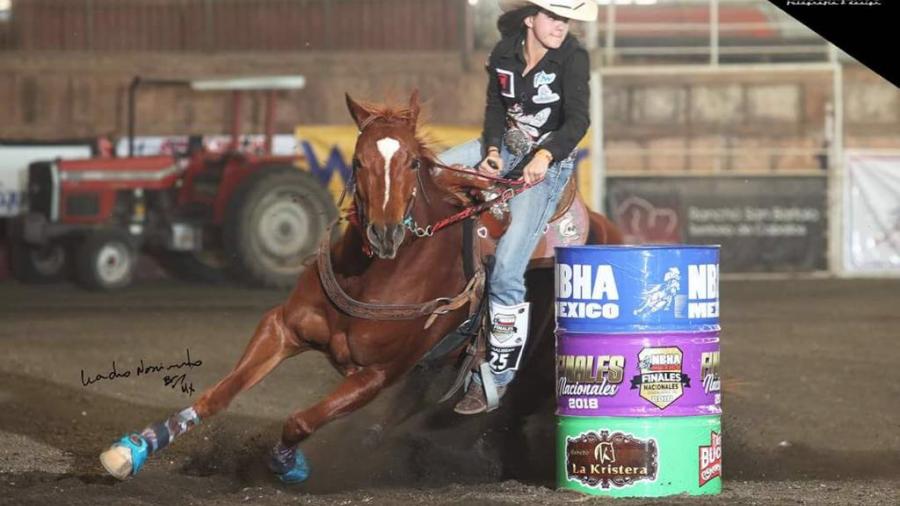 María Malibrán campeona nacional de barriles
