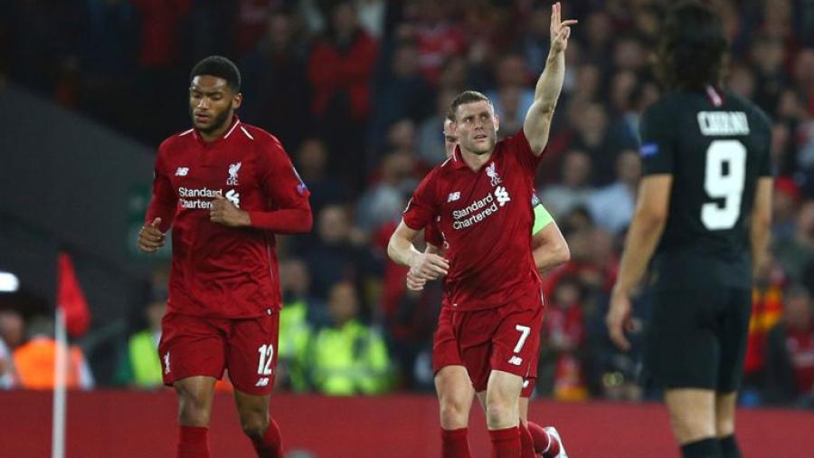 Liverpool le saca victoria importante al PSG en Champions