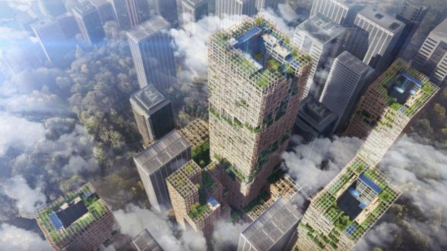 Construirán el rascacielos de madera más grande del mundo