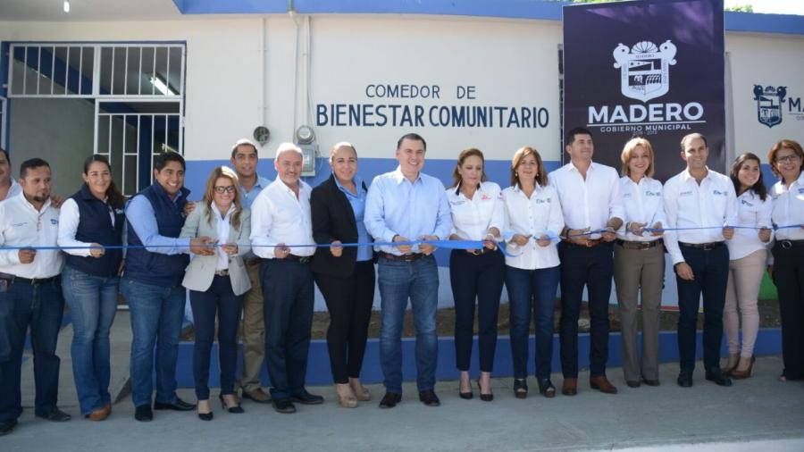 Comedores comunitarios en Madero son activados