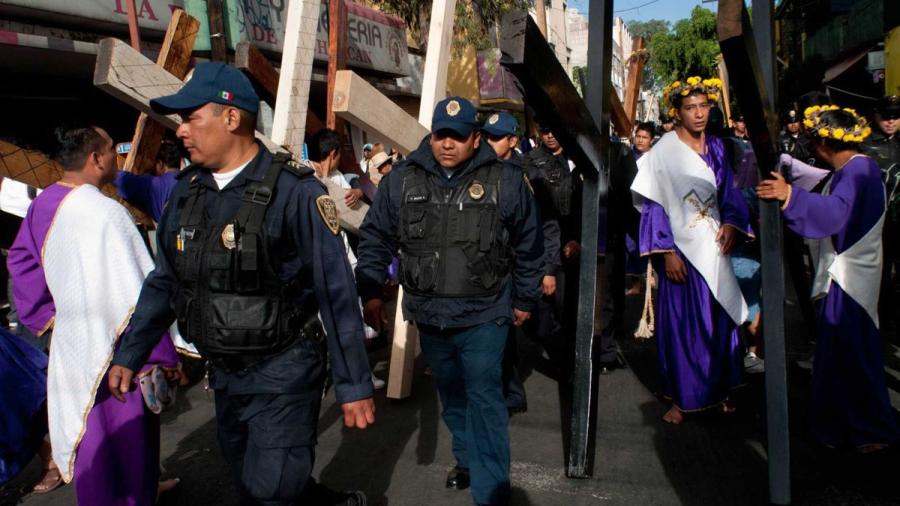 Inicia operativo por representación de Pasión de Cristo en Iztapalapa
