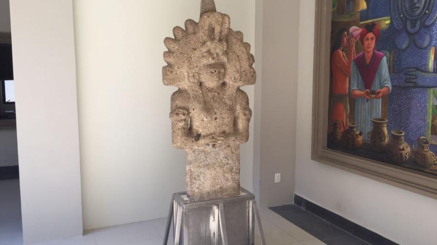 Será exhibida la "Diosa Ixcuina" en el pasillo principal del Ayuntamiento.