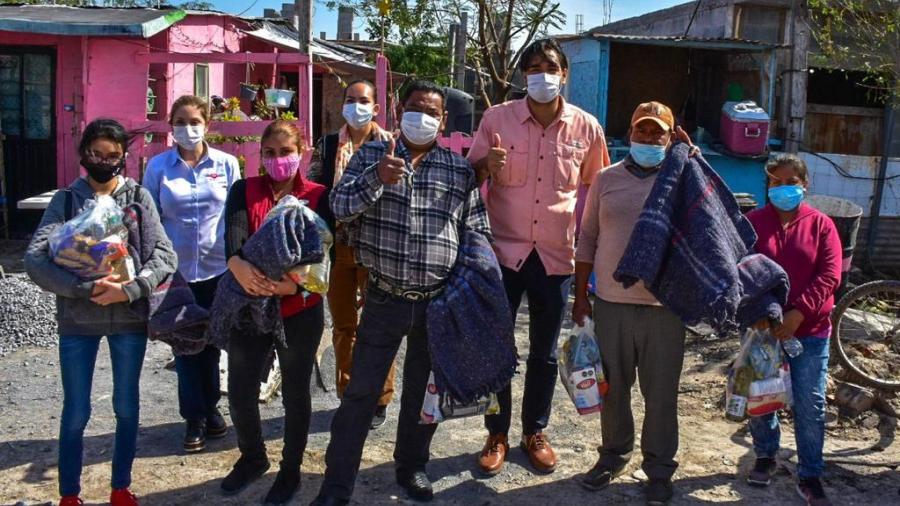 DIF Reynosa visitó a familias del sector Vientos de cambio