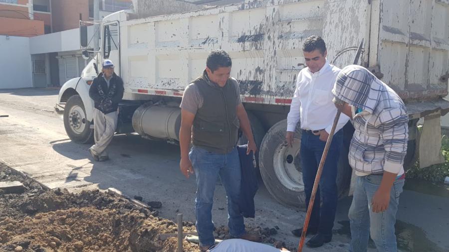 Por concluir rehabilitación de drenaje sanitario en Río Purificación