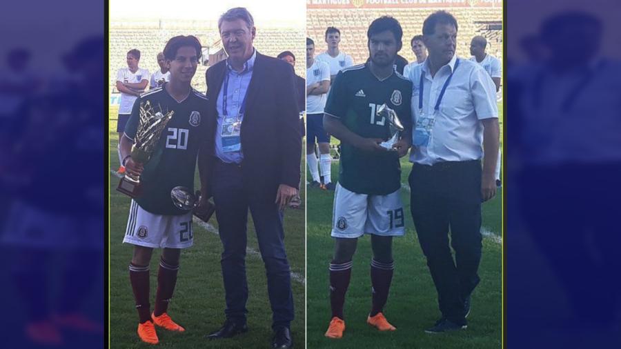 Reconocen a Aguirre y Lainez en el Torneo Esperanzas de Toulon 2018
