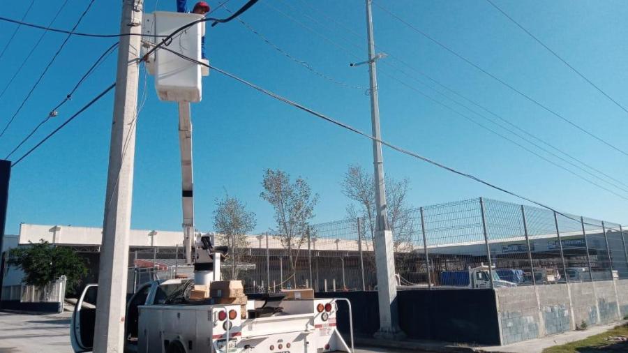 Impulsa Alcalde Carlos Peña Ortiz más alumbrado público en Reynosa 