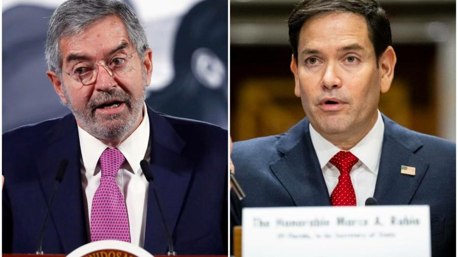 Canciller Juan Ramón de la Fuente y Marco Rubio sostienen llamada; estos fueron los temas que hablaron