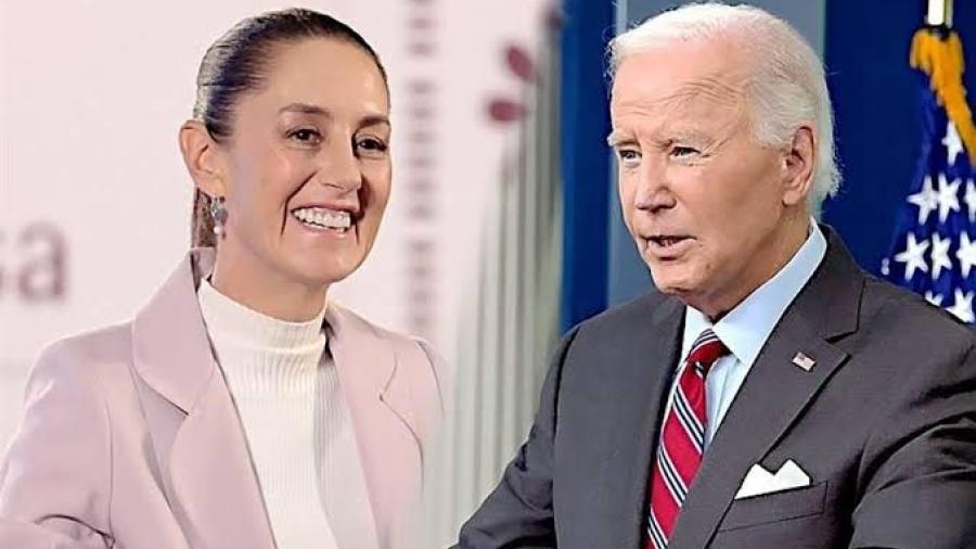 Biden agradece a Sheinbaum por labor contra tráfico de fentanilo