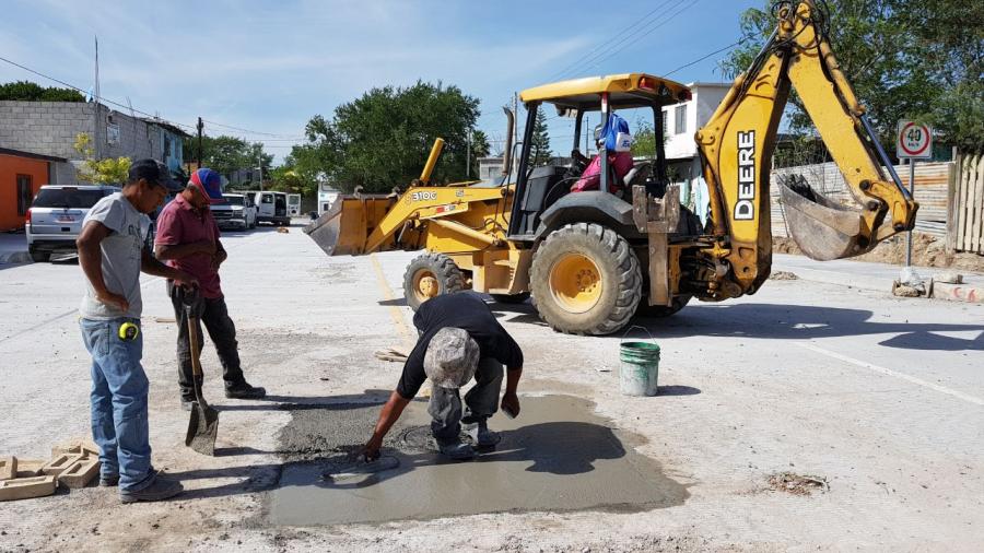 Pavimentación de calle Miguel Hidalgo en beneficio de colonos