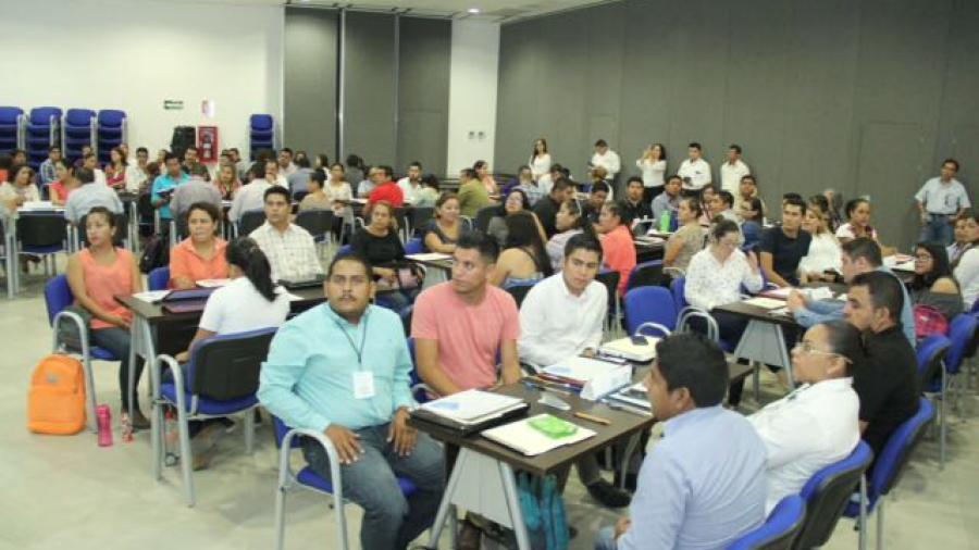 Participan 120 docentes de Telebachilleratos en Curso-Taller