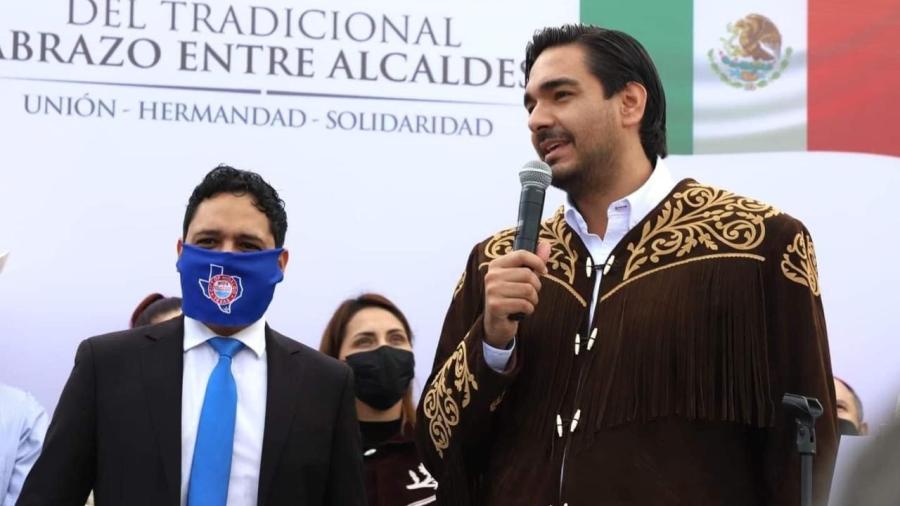 Celebrarán tradicional abrazo alcaldes de Reynosa e Hidalgo 