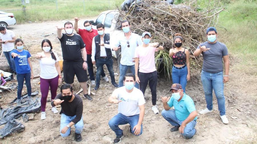 Embajadores jóvenes TAM llevan a cabo intensa jornada de limpieza en Ciudad Madero
