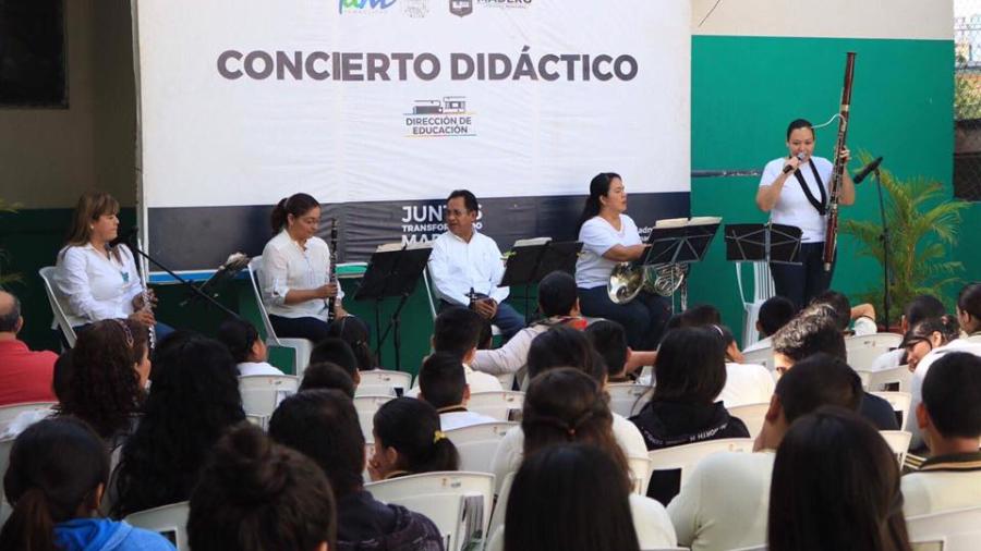 Presenta la Banda Municipal de Madero "Concierto Didáctico" 