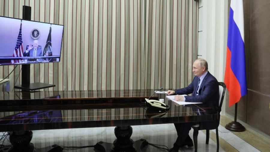 Vladimir Putin y Joe Biden finalizan cumbre virtual tras 2 horas de conversaciones