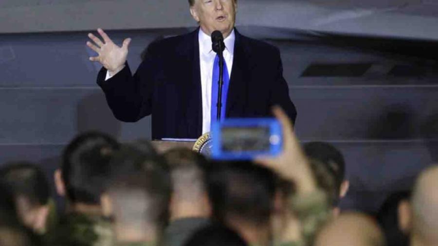 EI pero al 100% su territorio en Siria: Trump