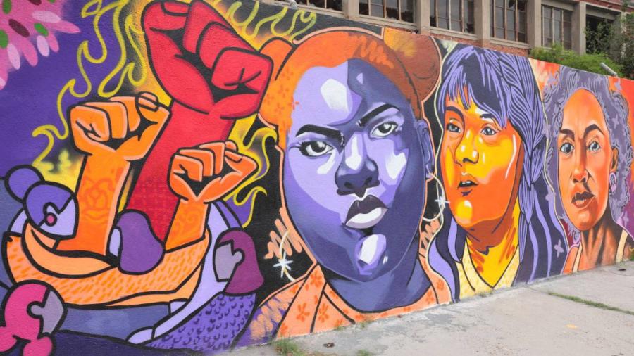 Une el arte urbano a mujeres de la ciudad