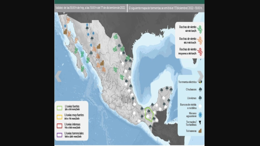 Exhorta Gobierno de Reynosa a protegerse ante llegada de frente frio # 17 a la región 