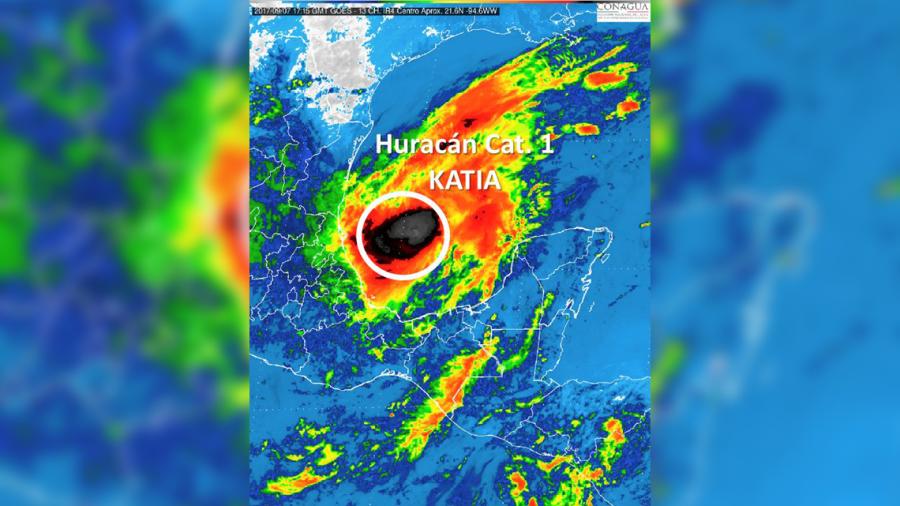 "Katia" monitoreado por Protección Civil