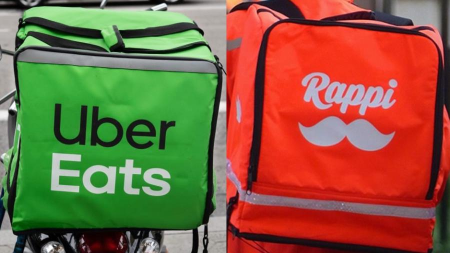 Rappi y Uber Eats lideran demanda de entrega de comida