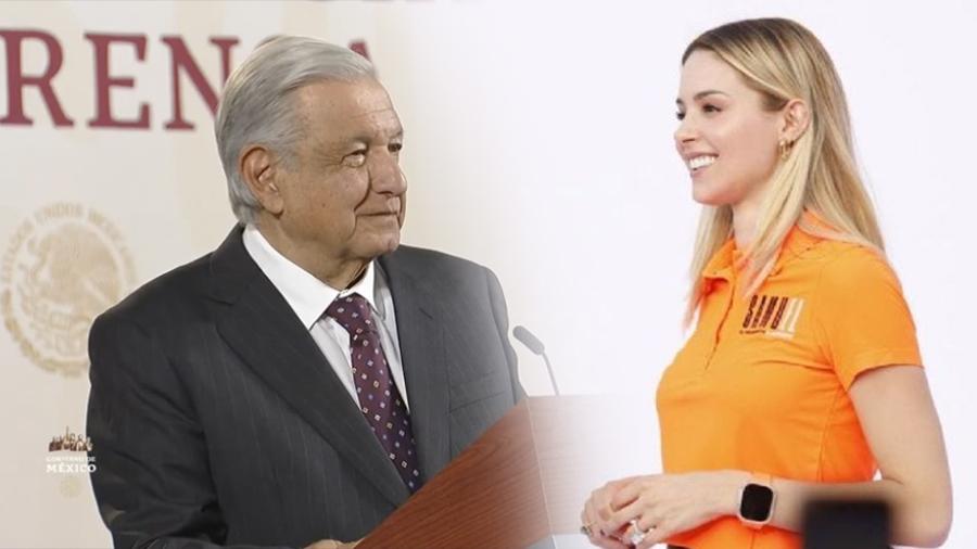 Mariana Rodríguez tiene derecho a participar: AMLO