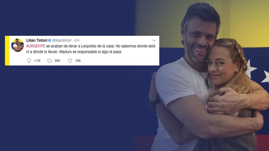 Denuncia Lilian Tintori desaparición de Lepoldo López