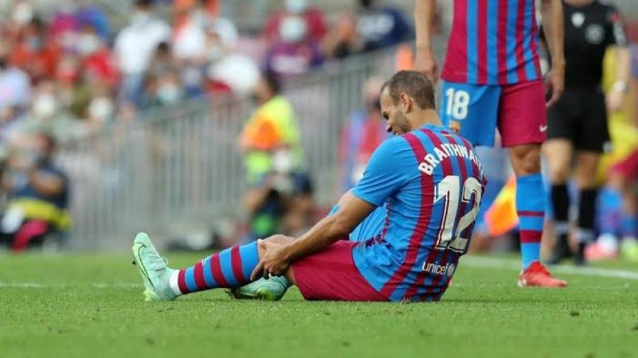 Braithwaite podría perderse el resto del 2021 con el Barcelona