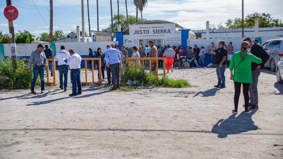 Por intervención de Gobierno de Matamoros, madres de familia levantan bloqueo en carretera de entrada a la ciudad