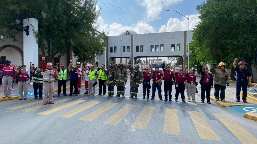 Se suma Nuevo Laredo a Simulacro Nacional