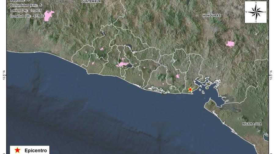 El Salvador es sacudido por tres sismos sin causar víctimas
