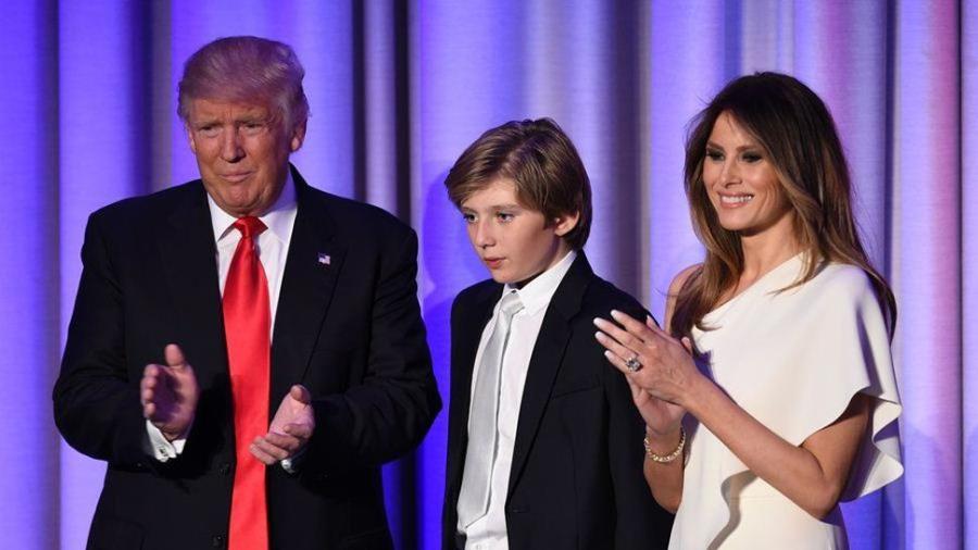La familia Trump aterriza en la Casa Blanca