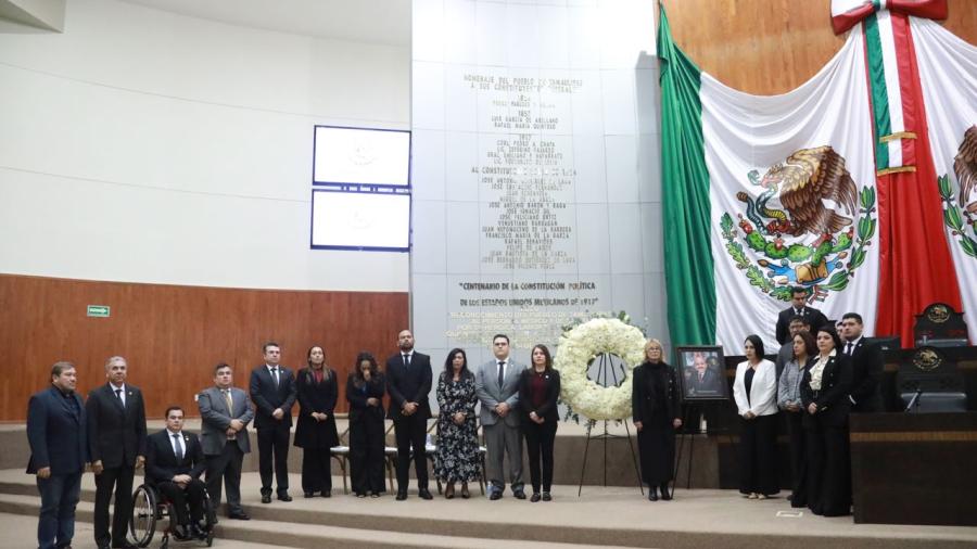 Rindió Congreso homenaje póstumo al Diputado Juan Ovidio 