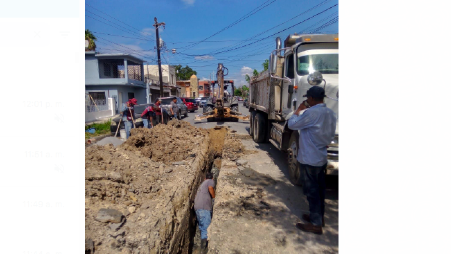 Rehabilita COMAPA drenaje sanitario en la colonia Rodríguez