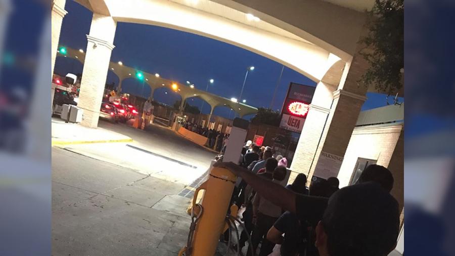 Cierran puente internacional Reynosa - Hidalgo por dos horas