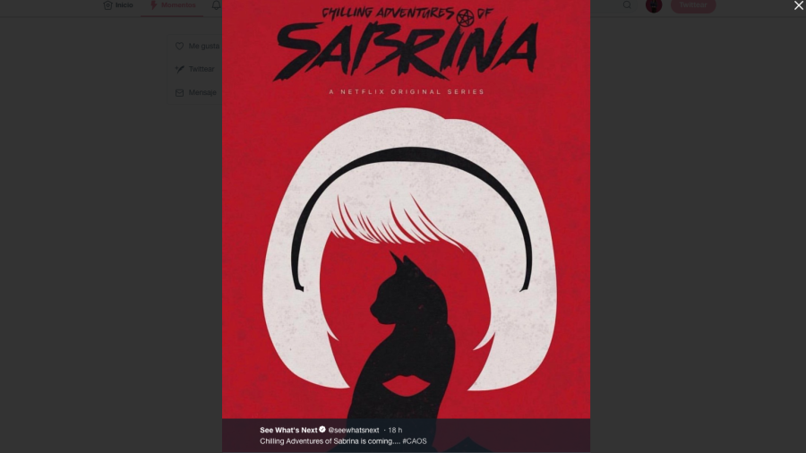 Pimer póster del reboot de “Sabrina”