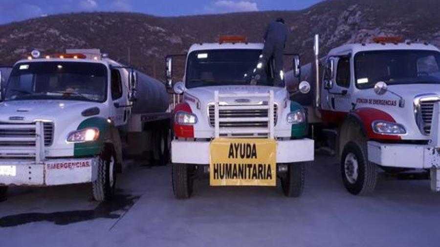 Conagua apoya a damnificados