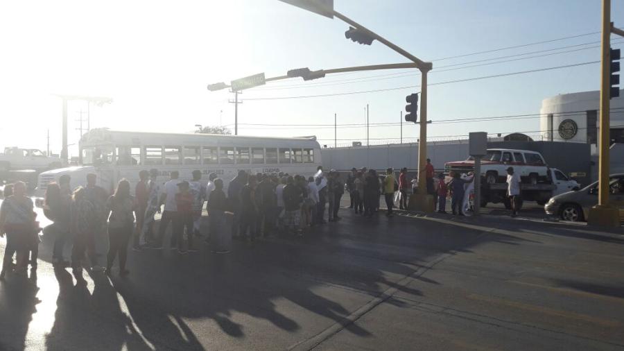Protesta contra marinos