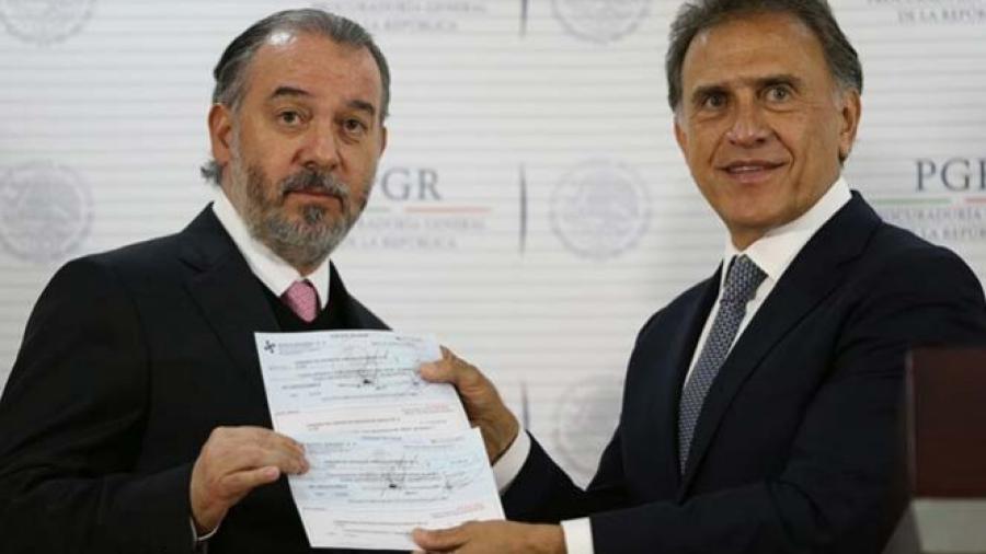 Reintegra PGR a Veracruz 172 mdp por caso Javier Duarte